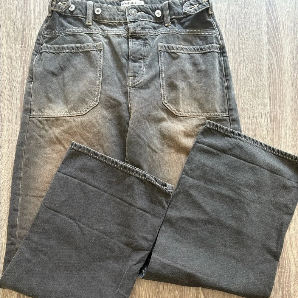 NEW! Free People The Palmer cuffed jeans - Picture 5 of 12